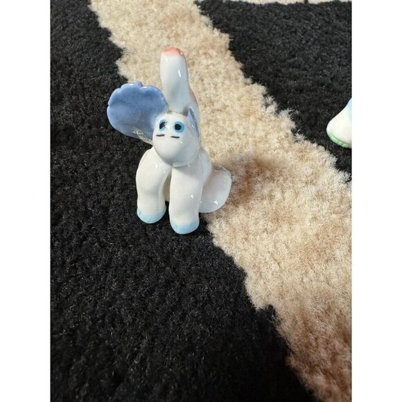 Vintage porcelain elephant figurines. Lot of 4 - Picture 7 of 9